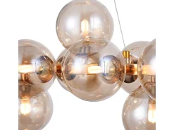 Hot Maytoni Dallas Lámpara Colgante de Techo Dorada, 25 Luz, G9 Dorado