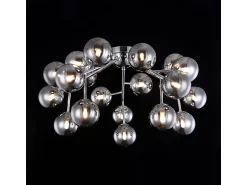 Hot Maytoni Dallas Plafón Semi Empotrado Cromo, 20 Luces, G9 Gris