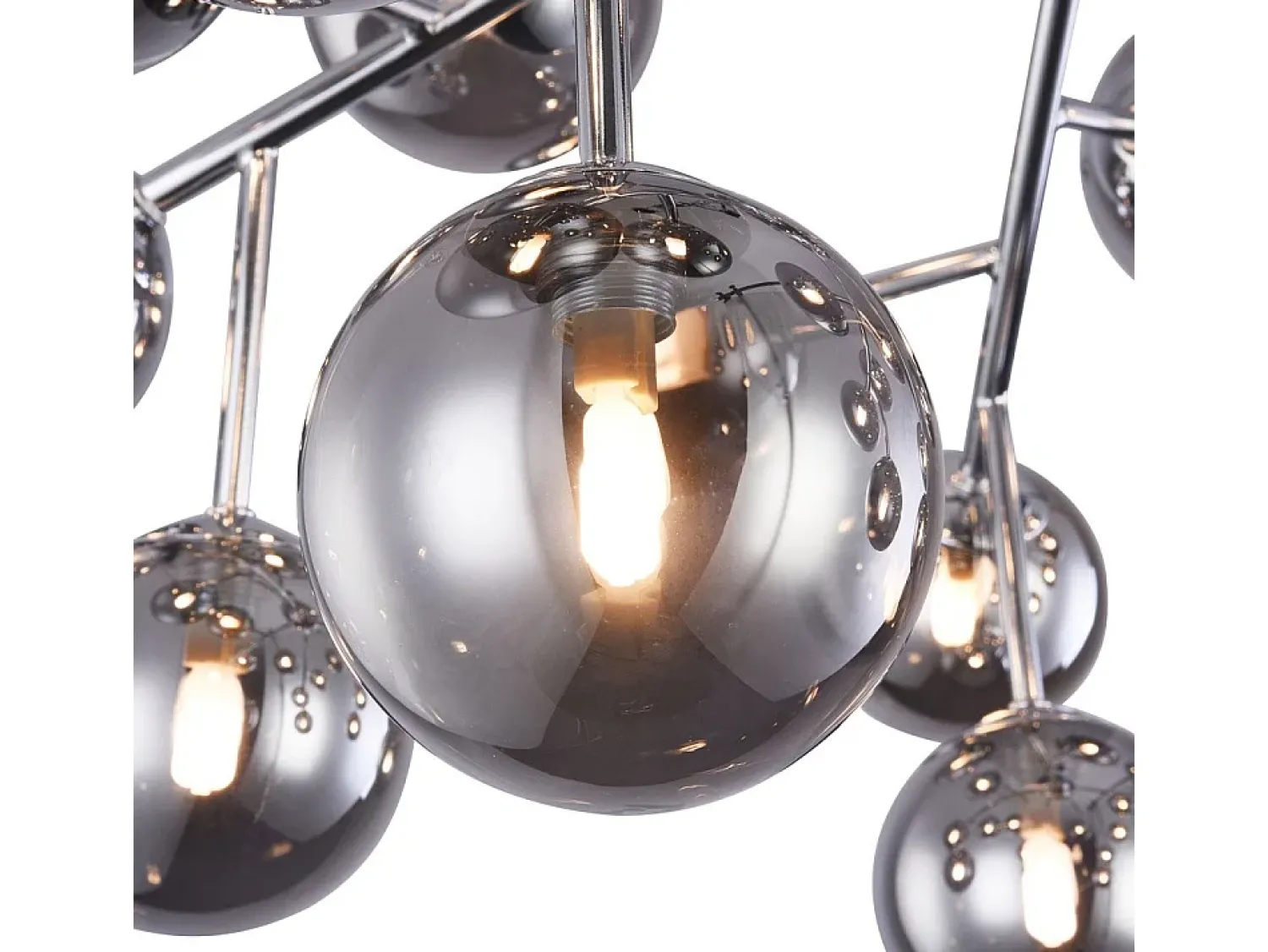 Hot Maytoni Dallas Plafón Semi Empotrado Cromo, 20 Luces, G9 Gris