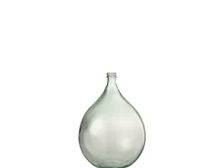 Dame jeanne transparente de vidrio transparente de 38x39x56 cm