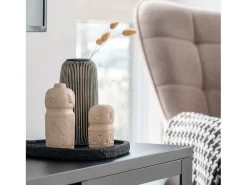 Hot House Nordic Decoración de cemento beige Estatuilla 6.5 x 6.5 x 15 cm Multicolor