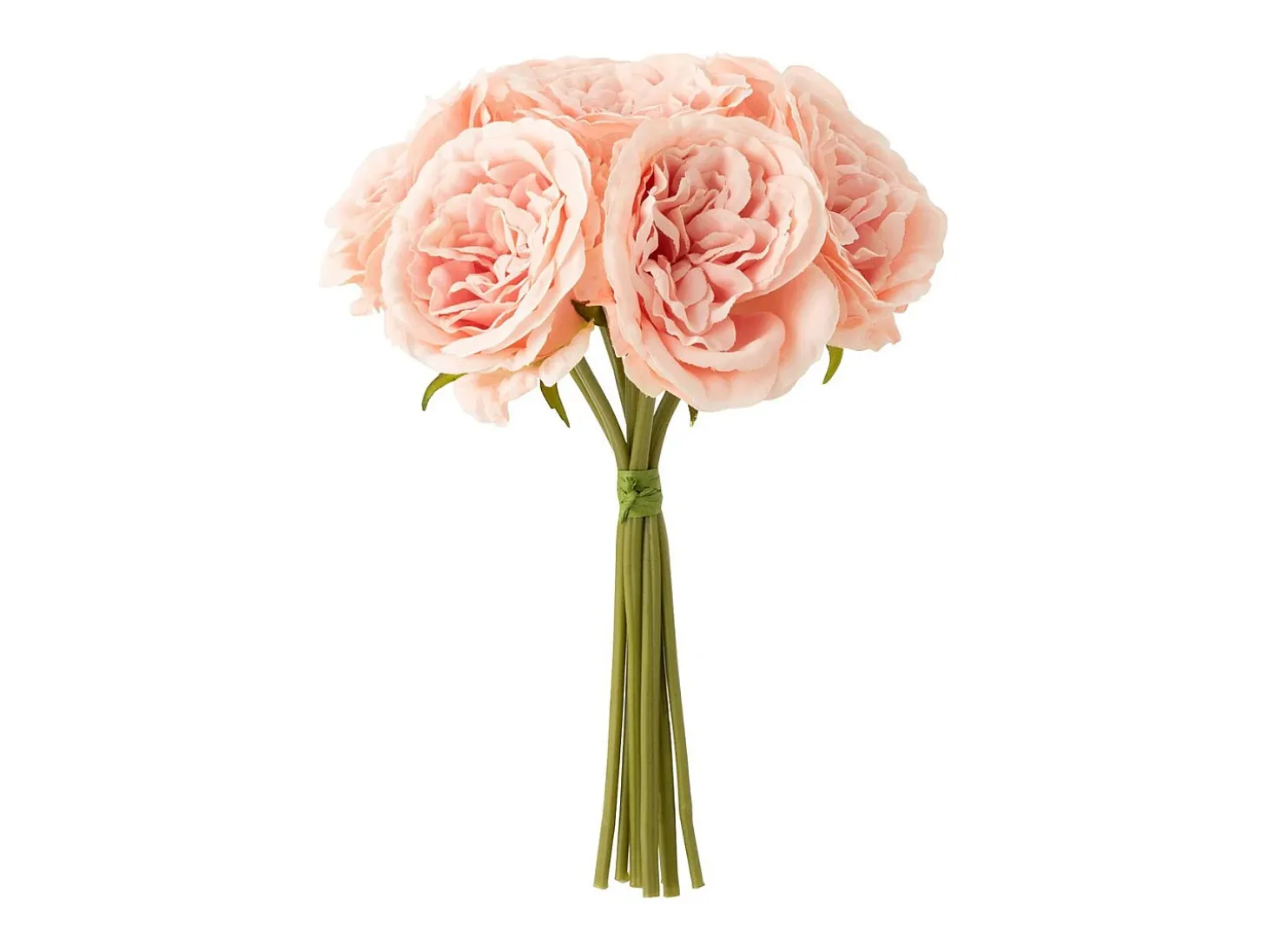Decoración floral de plástico rosa de 20x20x25 cm