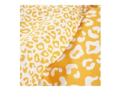 Today Ropa De Cama^Divertido juego de cama infantil - 140 x 200 cm - estampado de leopardo Amarillo