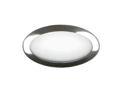 AKUNADECOR Iluminación Exterior^Downlight Empotrable Led Modelo Apolo Cromo . Plateado