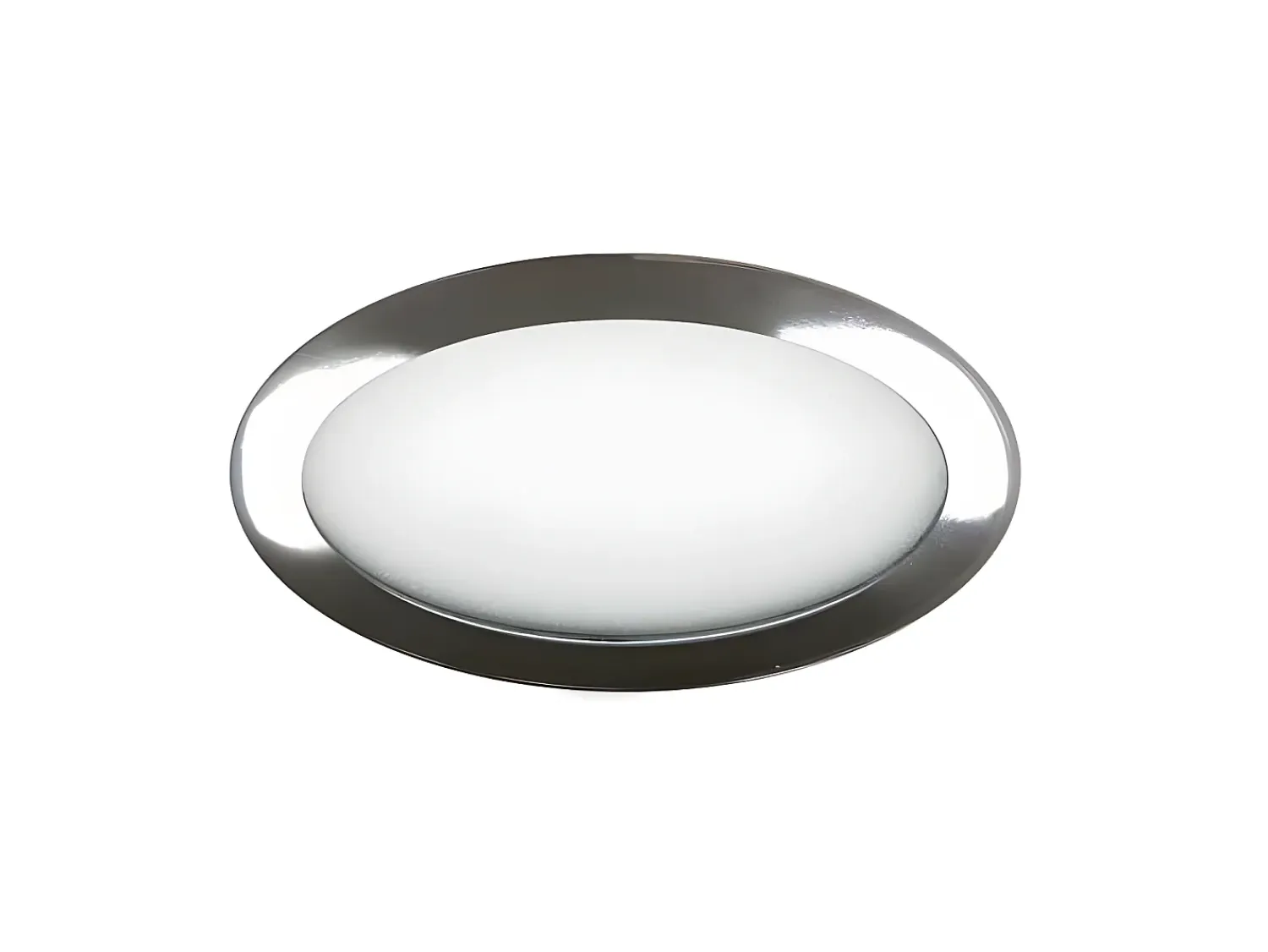 AKUNADECOR Iluminación Exterior^Downlight Empotrable Led Modelo Apolo Cromo . Plateado