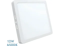 AKUNADECOR Plafón^Downlight Selenita Cuadrado 12w 6500k Blanco