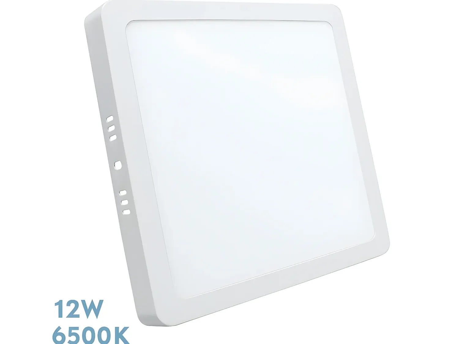 AKUNADECOR Plafón^Downlight Selenita Cuadrado 12w 6500k Blanco