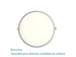 AKUNADECOR Iluminación Exterior^Downlight 15w Lejania Empotrar Corte Ajustable 5-16d Blanco