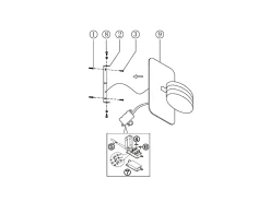 Aplique Para Pared^Dunk - Lámpara de pared redonda Fabas Luce de 2 luces - Aplique LED regulable de 16 W - Latón satinado Amarillo