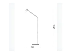 Ideal Lux Lámpara De Pie^EASY PT, Lámpara de pie, Negro