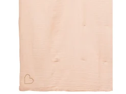 Atmosphera for Kids Ropa De Cama^Edredón de gasa de algodón 100 x 140 cm Rosa
