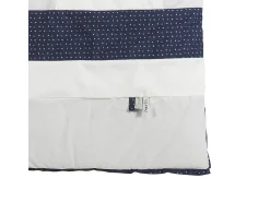 Sauthon Edredón para cuna de algodón perla Gris