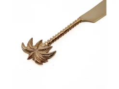 Online Bazar Bizar El Cuchillo De Queso Palm Tree - Dorado Color natural claro