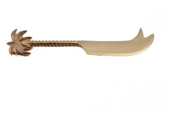 Online Bazar Bizar El Cuchillo De Queso Palm Tree - Dorado Color natural claro
