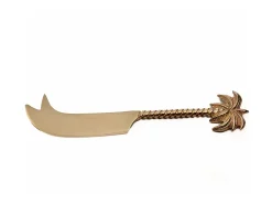 Online Bazar Bizar El Cuchillo De Queso Palm Tree - Dorado Color natural claro