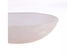 Discount Bazar Bizar El Cuenco Resin Organic - Rosa Blanco - M Rosa / Blanco