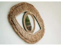 Sale Bazar Bizar El Espejo Raffia Eye - Natural - M Color natural claro