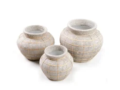 Bazar Bizar Jarrón^El Jarrón Belly - Hormigón Natural - L Gris