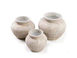 Bazar Bizar Jarrón^El Jarrón Belly - Hormigón Natural - L Gris