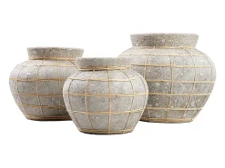 Bazar Bizar Jarrón^El Jarrón Belly - Hormigón Natural - L Gris