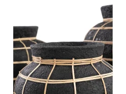 Outlet Bazar Bizar El Jarrón Belly - Natural - S Negro