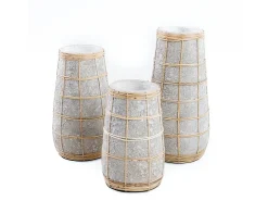 Bazar Bizar Jarrón^El Jarrón Cutie - Concreto Natural - L Gris