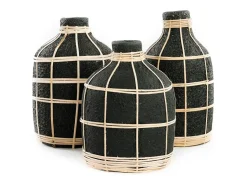 Bazar Bizar Jarrón^El Jarrón Whoopy - Natural - L Negro