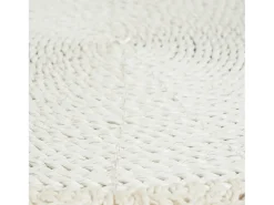 Online Bazar Bizar El Mantel Individual Macrame Marriage - Natural Blanco