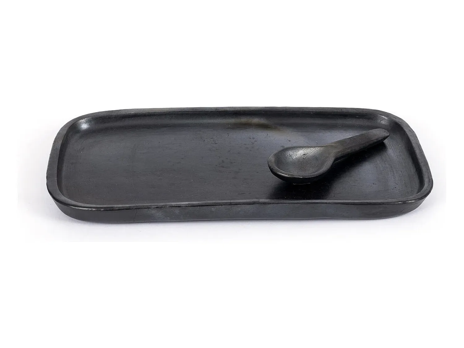 Bazar Bizar Vajilla^El Plato De Tapas Quemado Negro