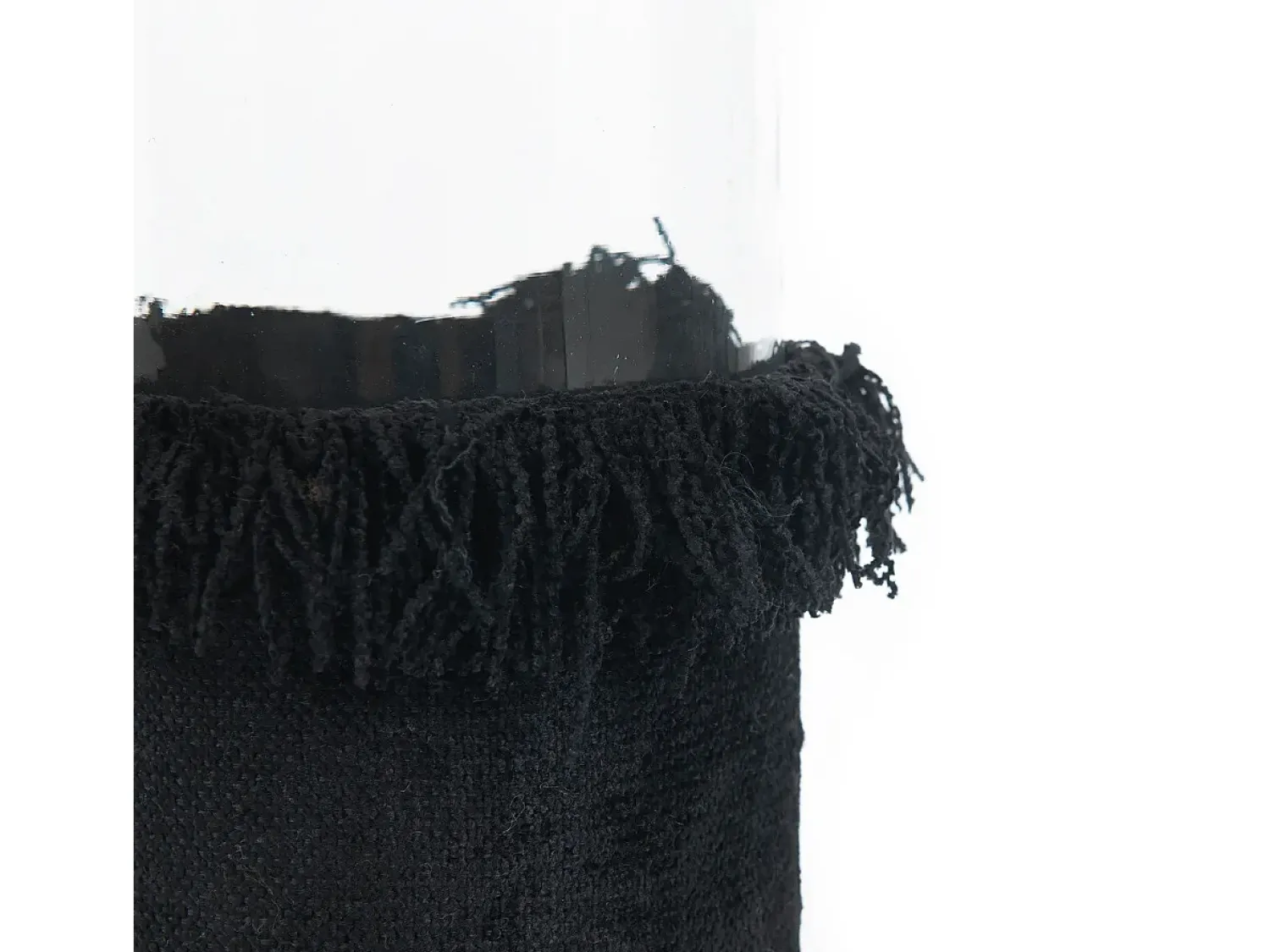 Outlet Bazar Bizar El Portavelas Oh My Gee - Terciopelo - XXL Negro