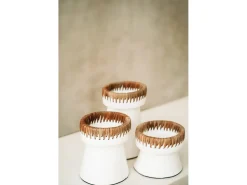 Bazar Bizar El Portavelas Pretty - Blanco Natural - S Multicolor
