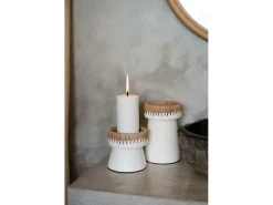 Bazar Bizar El Portavelas Pretty - Blanco Natural - S Multicolor