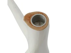 Bazar Bizar Portavelas Y Vela^El Portavelas Triple Twig - Blanco