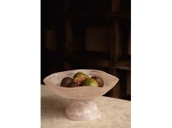 Bazar Bizar Presentación Y Servicio^El Soporte De Frutas Orgánico De Resina - Rosa Blanco Rosa / Blanco