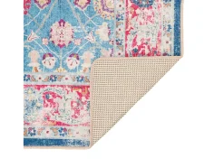 Elsje Alfombra lavable antideslizante multicolor 160x230 cm