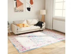 Elsje Alfombra lavable antideslizante multicolor 160x230 cm