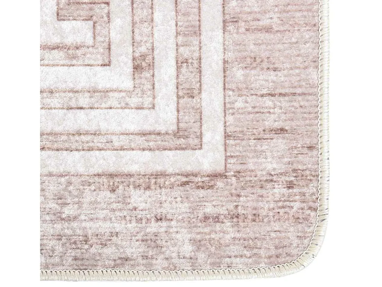 Garden Furniture Alfombra De Salón^Elsje Alfombra lavable antideslizante 80x300 cm Beige