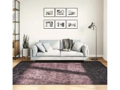 Garden Furniture Alfombra De Salón^Elsje Alfombra lavable antideslizante 160x230 cm Gris antracita