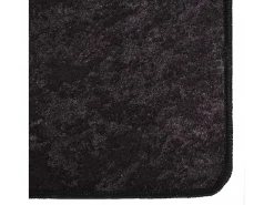 Elsje Alfombra lavable antideslizante gris antracita 80x300 cm