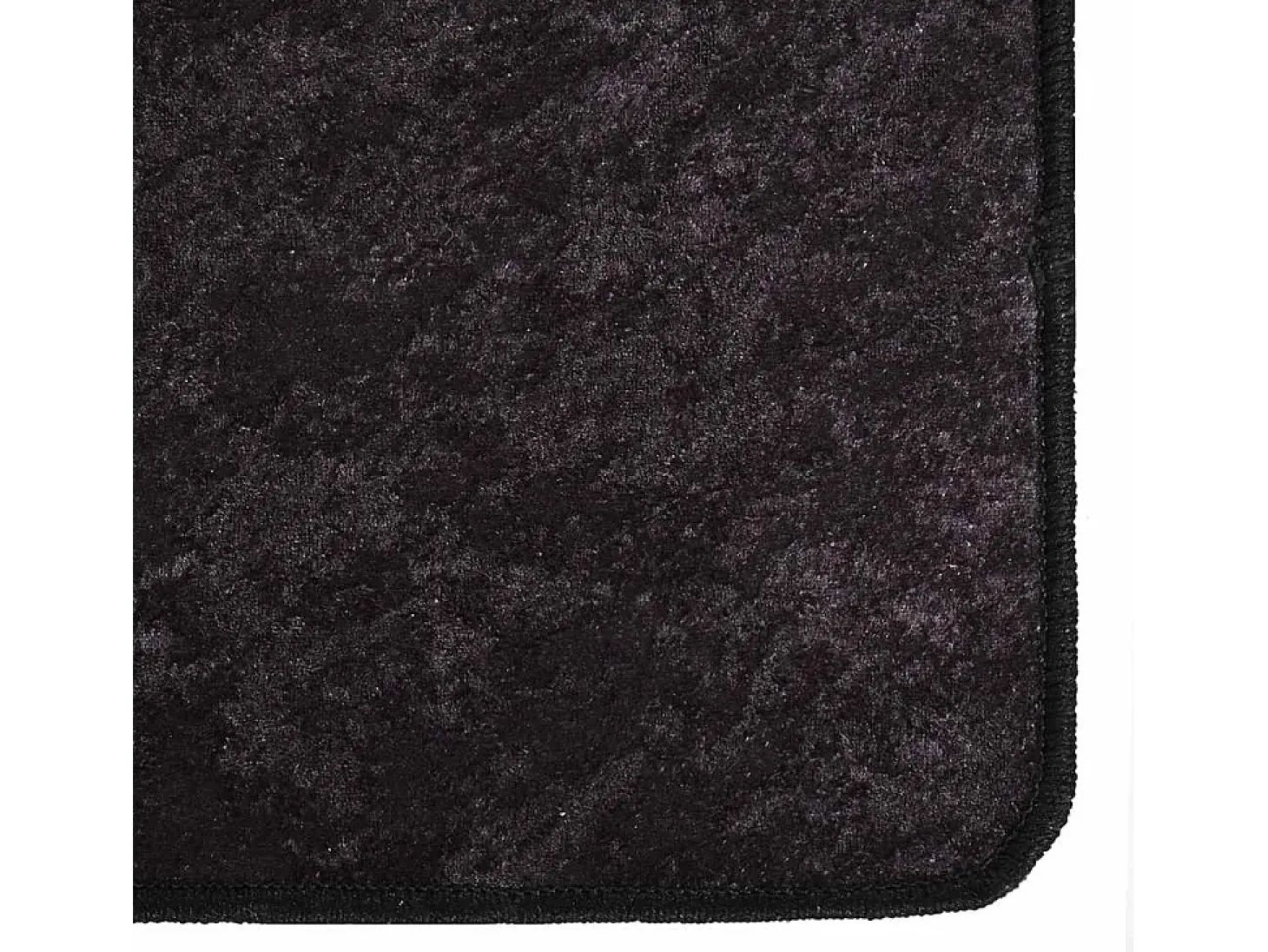 Elsje Alfombra lavable antideslizante gris antracita 80x300 cm