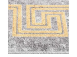 Garden Furniture Alfombra De Salón^Elsje Alfombra lavable antideslizante 80x150 cm Gris