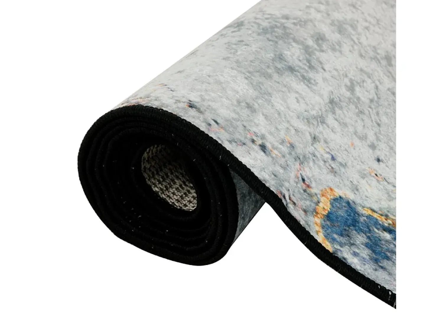 Garden Furniture Alfombra De Salón^Elsje Alfombra lavable antideslizante 80x300 cm Multicolor