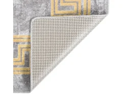 Sale Garden Furniture Elsje Alfombra lavable antideslizante 160x230 cm Gris