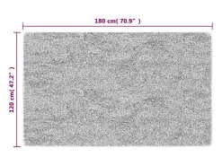 Elsje Alfombra lavable antideslizante multicolor 120x180 cm