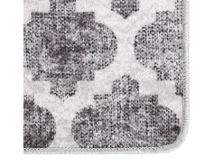 Garden Furniture Alfombra De Salón^Elsje Alfombra lavable antideslizante multicolor 160x230 cm Gris