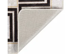 Garden Furniture Alfombra De Salón^Elsje Alfombra lavable antideslizante claro 120x180 cm Beige