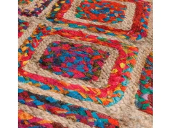 Elsje Alfombra lavable antideslizante multicolor 80x150 cm
