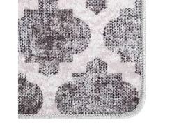Garden Furniture Alfombra De Salón^Elsje Alfombra lavable patchwork antideslizante multicolor 80x150 cm Gris