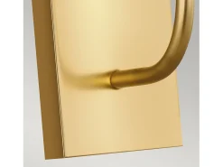 Aplique Para Pared^Elstead Brianna 1 ljus vägglampa, polerad mässing, E14 Camel