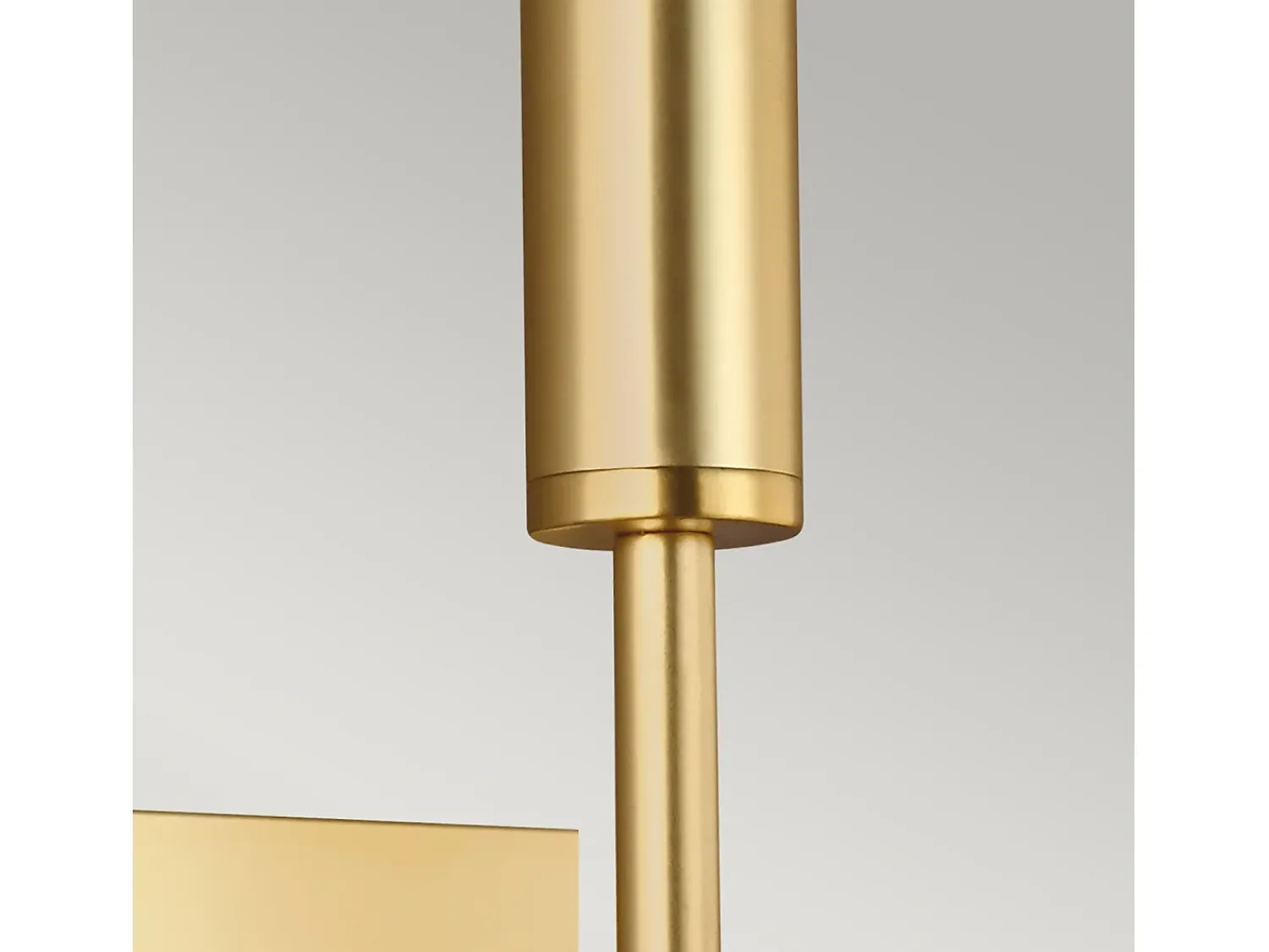 Aplique Para Pared^Elstead Brianna 1 ljus vägglampa, polerad mässing, E14 Camel